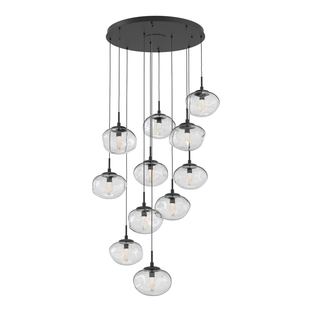 Nova Round Pendant Chandelier by Hammerton Studio, 11 Lights – Integrated LED