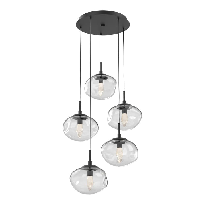 Nova Round Pendant Chandelier by Hammerton Studio, 5 Lights – Integrated LED