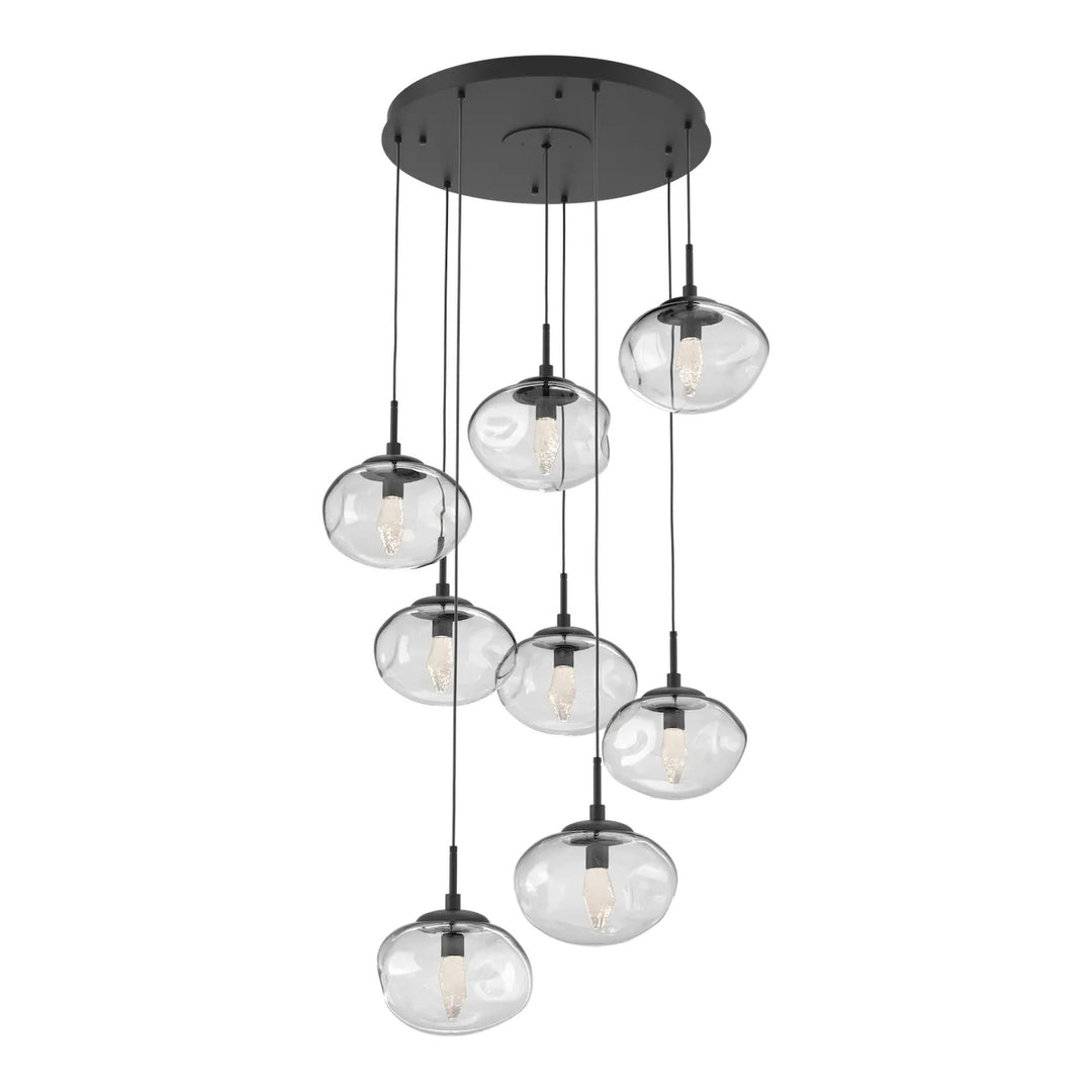 Nova Round Pendant Chandelier by Hammerton Studio, 8 Lights – Integrated LED