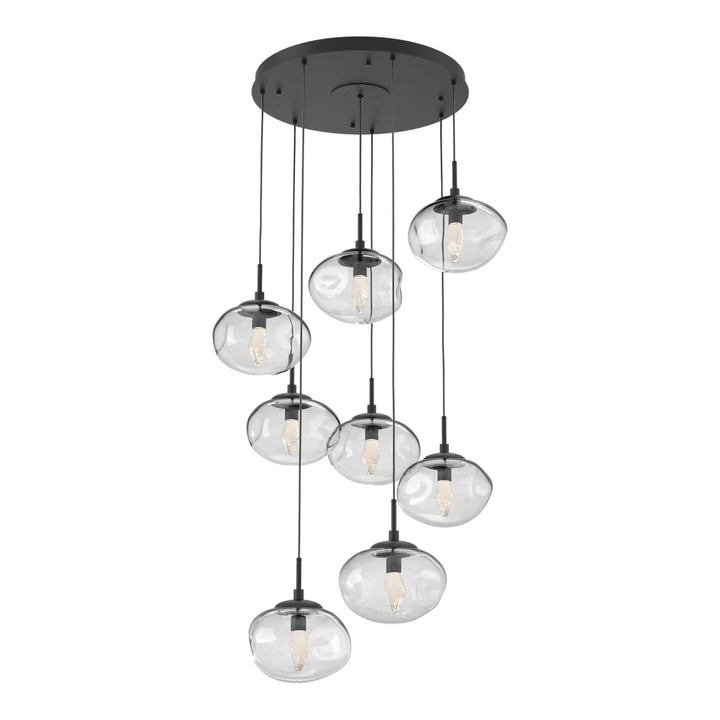 Nova Round Pendant Chandelier by Hammerton Studio, 8 Lights – Integrated LED