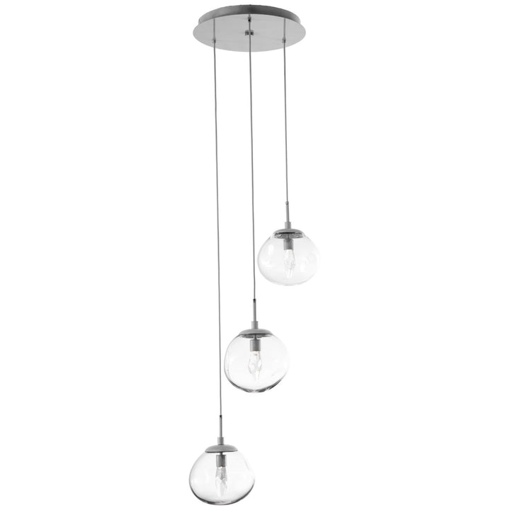 Nova Round Pendant Chandelier by Hammerton Studio in a styled interior
