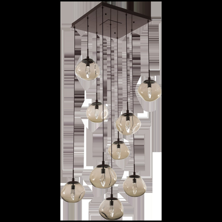 Nova Square Pendant Chandelier by Hammerton Studio in a styled interior
