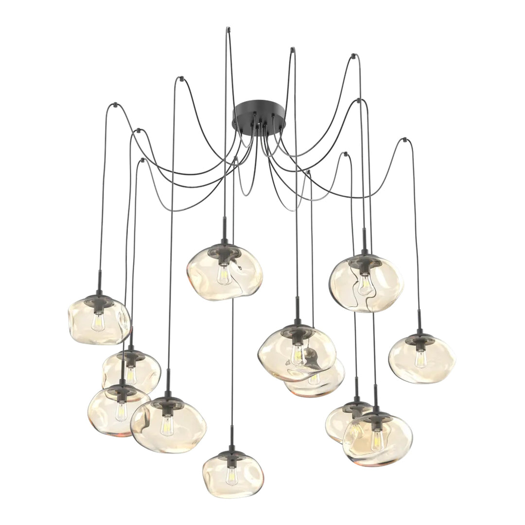 Nova Swag Chandelier by Hammerton Studio, 12 Lights – E26 Bulb