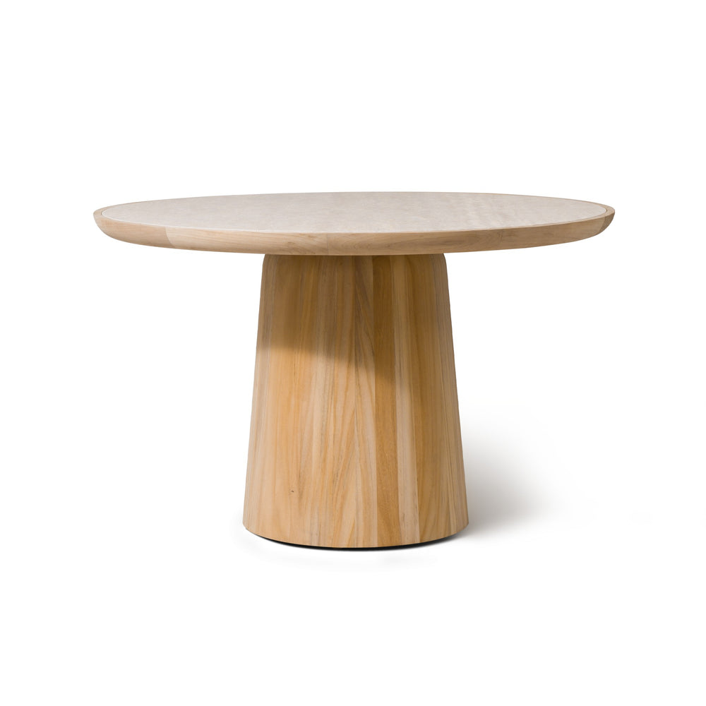 Nova Teak Round Dining Table 48" by Harbour in Teak Natural