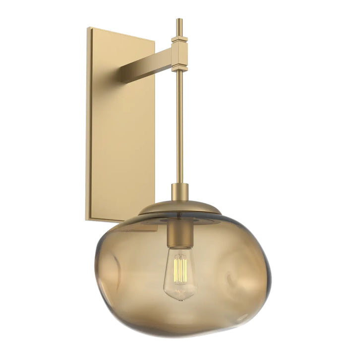 Nova Tempo Sconce by Hammerton Studio in Gilded Brass