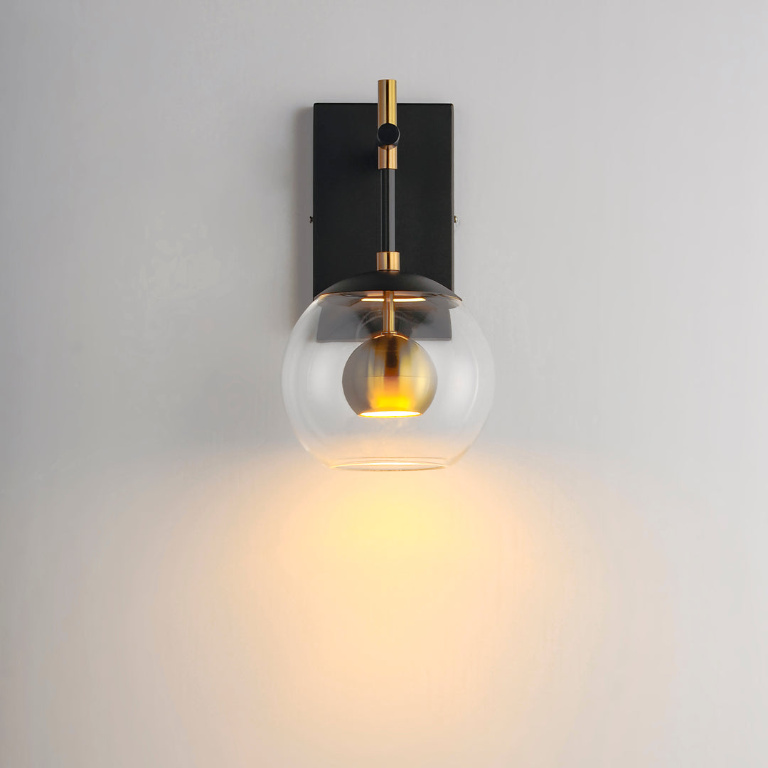 Nucleus LED Wall Sconce by ET2 Lighting, styled view 4