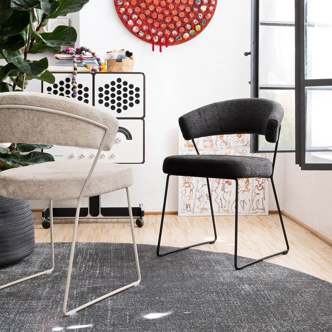 NY Anniversary Dining Armchair by Connubia in a styled interior