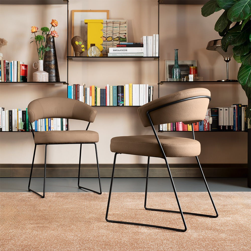 NY Anniversary Dining Armchair by Connubia in a styled interior