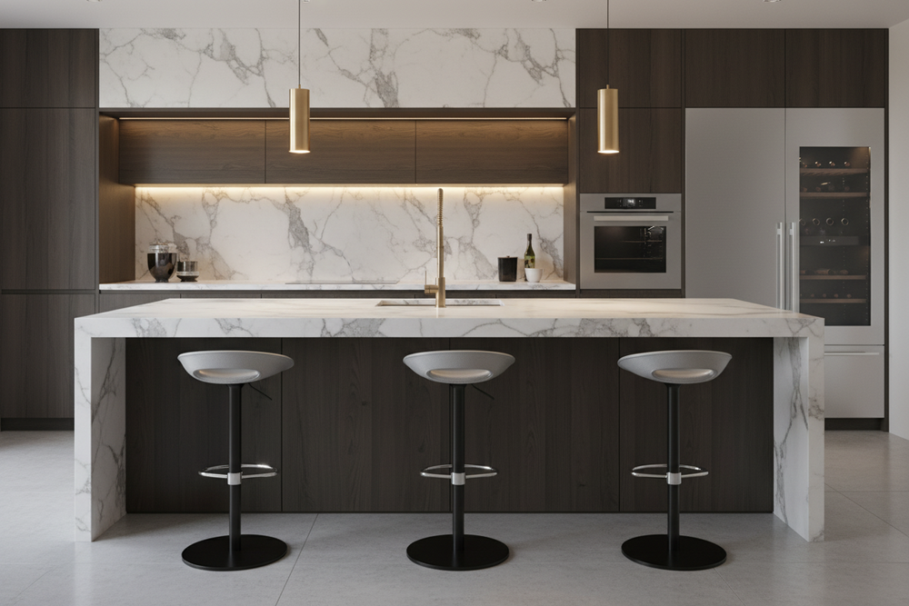 OAHU Adjustable Stool Bar Stools Elite Modern