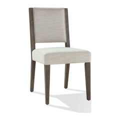 Oakland Upholstered Side Chair by Modus in Brunette — product view on a white background