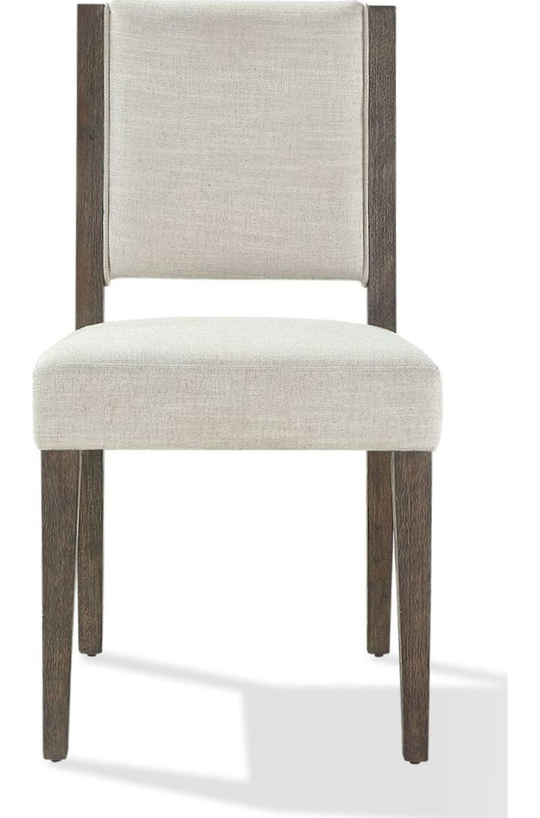 Oakland Upholstered Side Chair in Brunette — product view on a white background