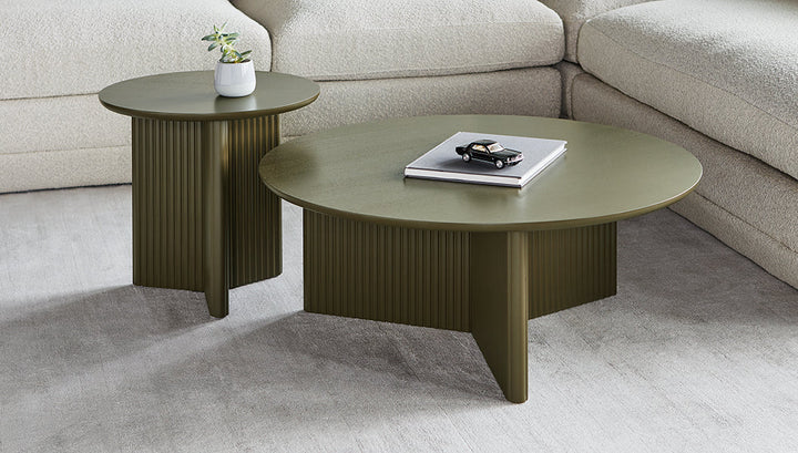 Odeon tables in Olive lifestyle