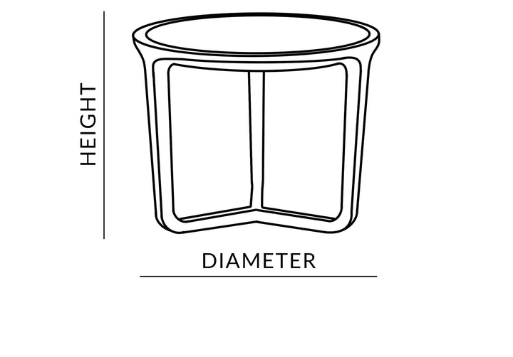 Odessa End Table Tall Colibri