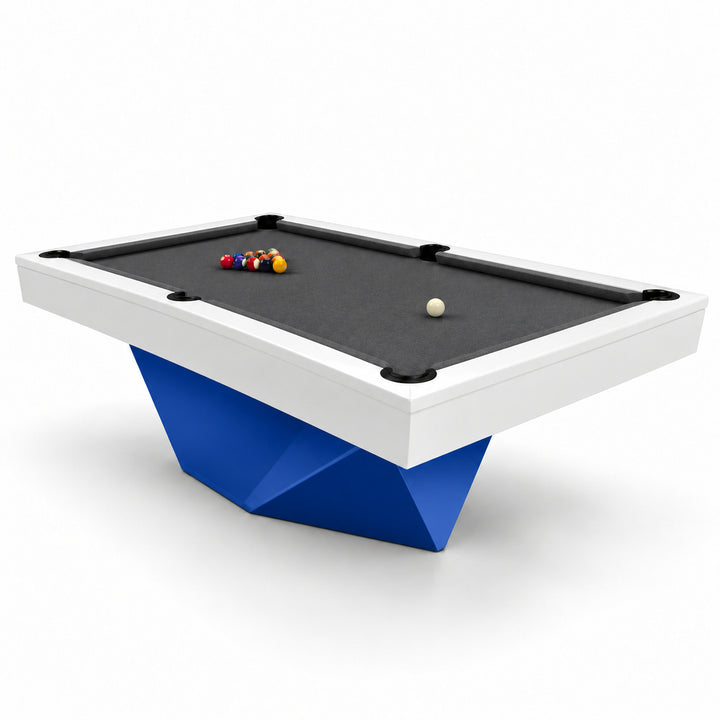 Olics pool table - Cobalt &amp; White 