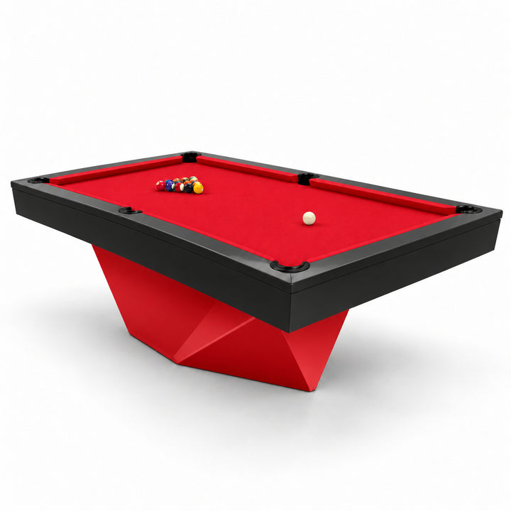 Olics pool table - Racing Red &amp; Black 