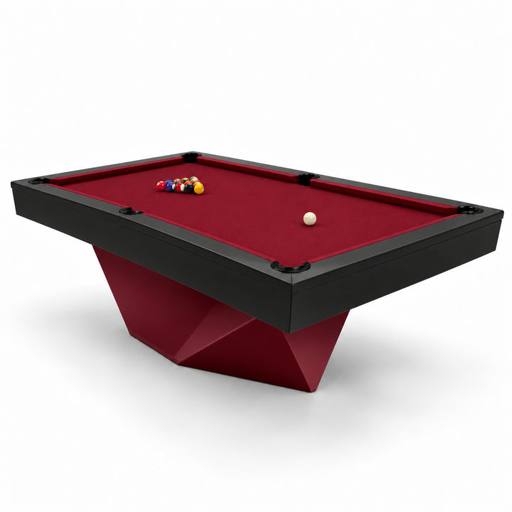 Olics pool table - Oxblood &amp; Black 