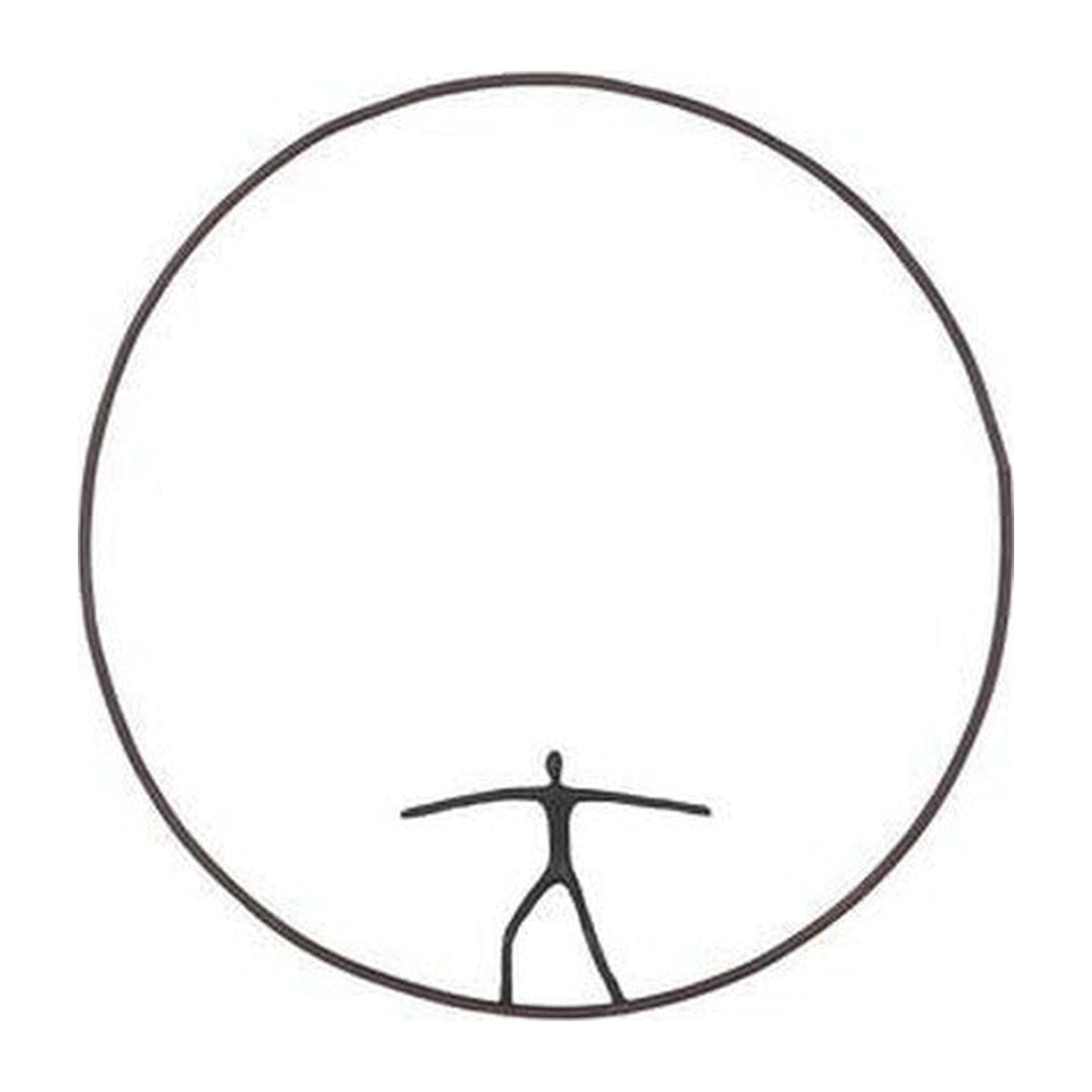 Olympic Figure in Iron Ring, Black, Rust, Style C Phillips Collection