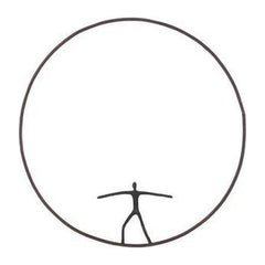 Olympic Figure in Iron Ring, Black, Rust, Style C Phillips Collection