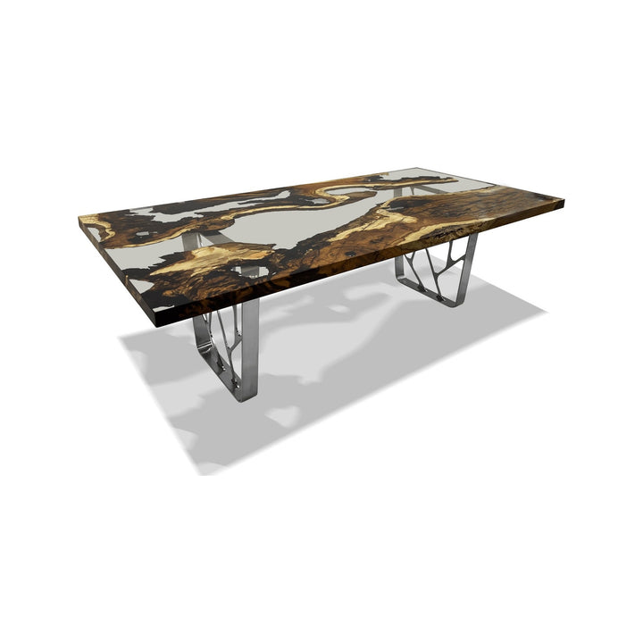 Ombrone Hackberry Wood River Dining Table Arditi Collection