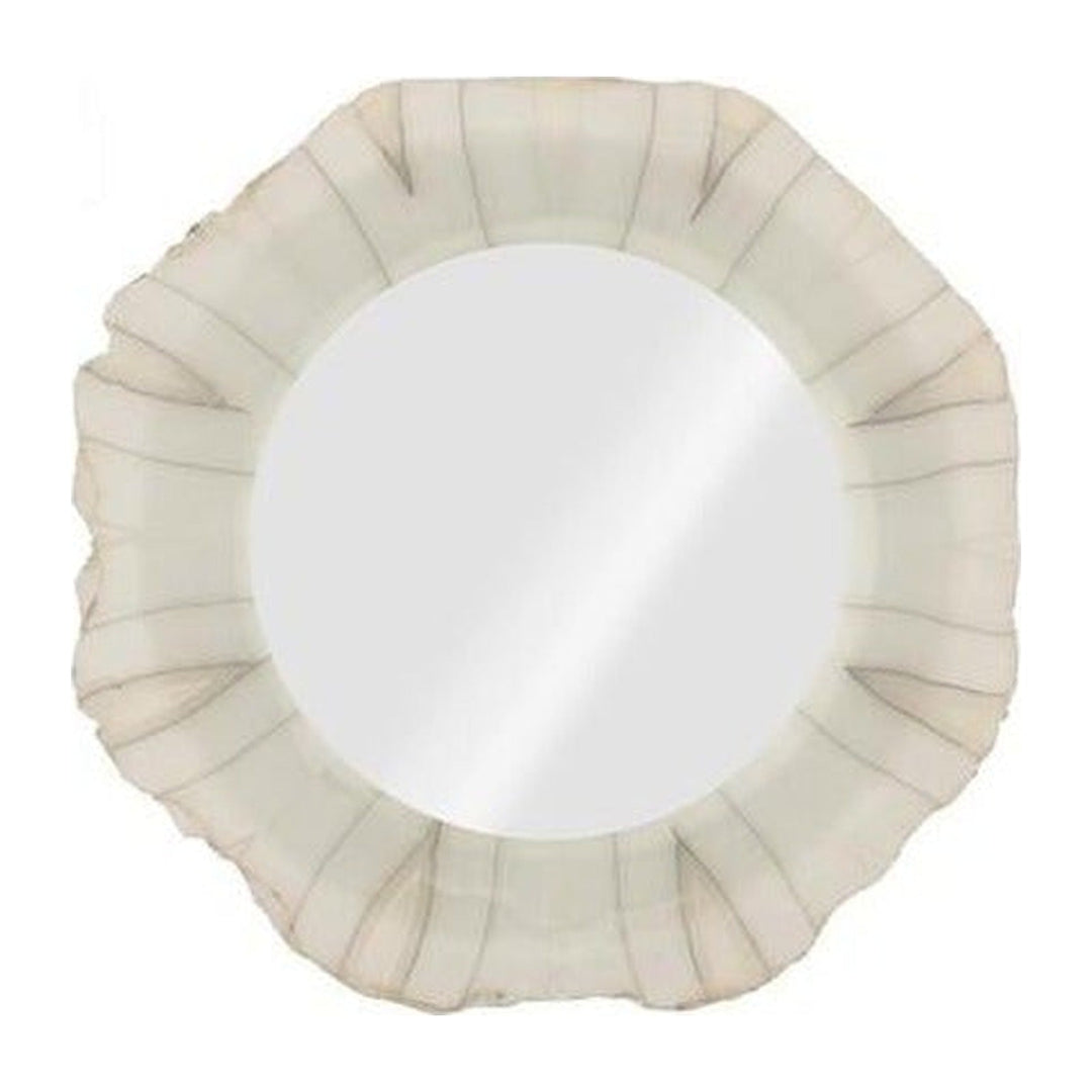 Onyx Round Mirror, Rustic Phillips Collection