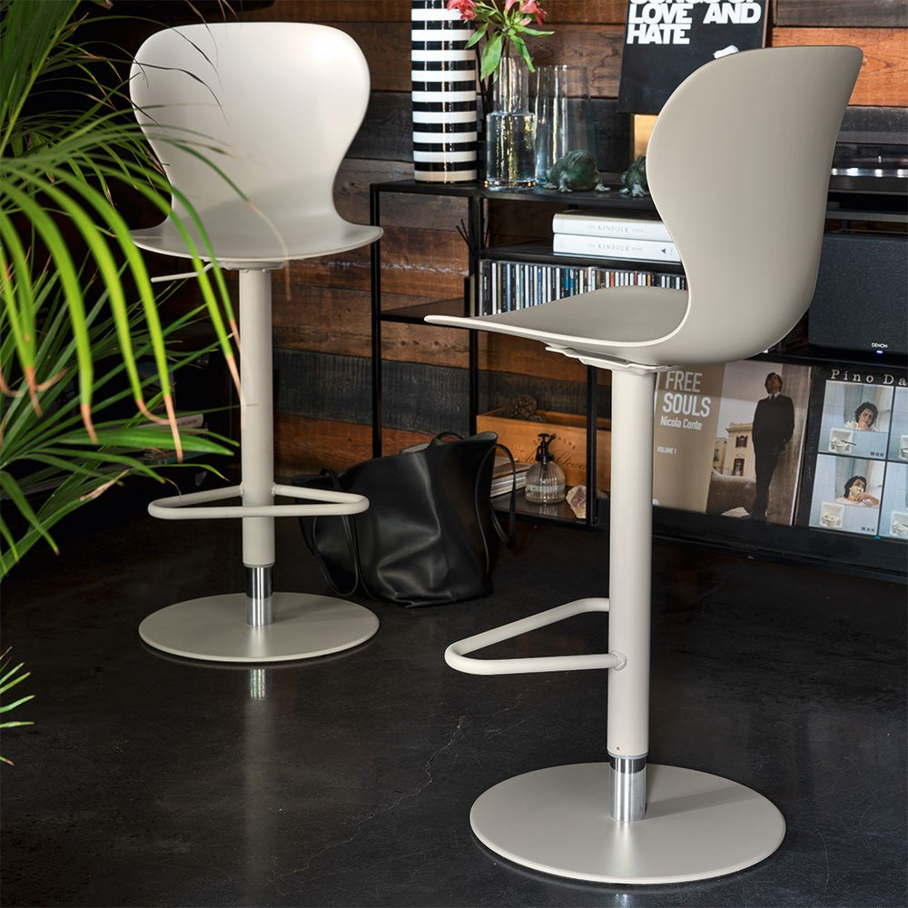 Ops! Adjustable Stool by Connubia in a styled interior