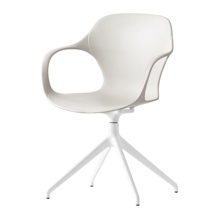 Ops! Swivel Dining Armchair by Connubia finish option, white background