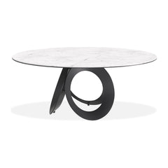 OPTIC Dining Table in White Mobital