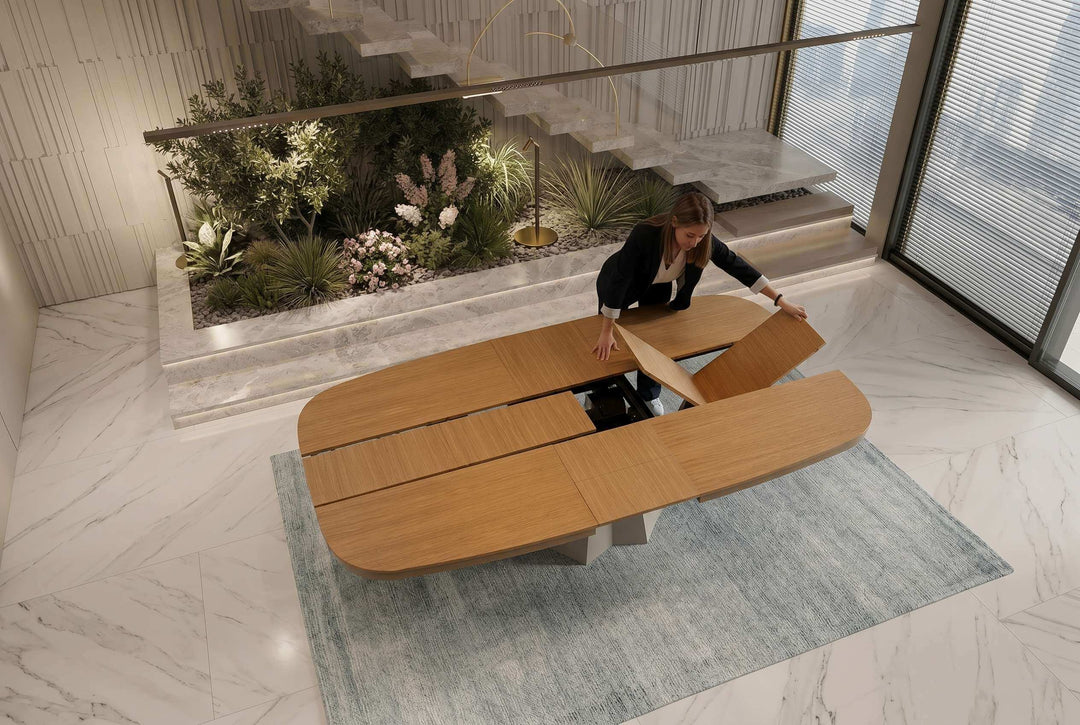 Optimus Extension Dining Table Dining Tables Ozzio Italia