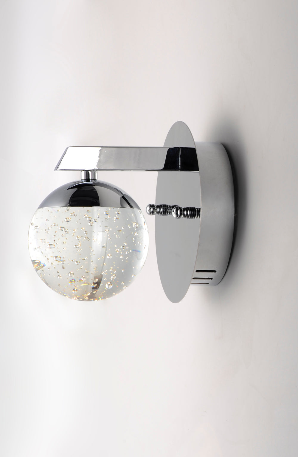 Orb II LED Wall Sconce by ET2 Lighting, styled view 1