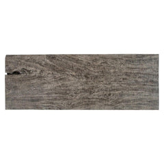 Origins Dining Table Straight Edge, Gray Stone, Straight Satin Black Legs TH107793 Phillips Collection