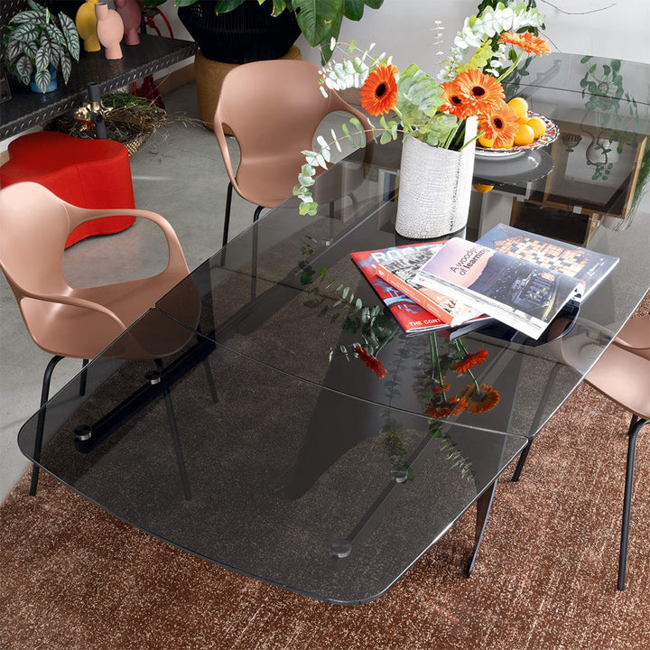 Orion Barrel Extendable Dining Table by Connubia detail view
