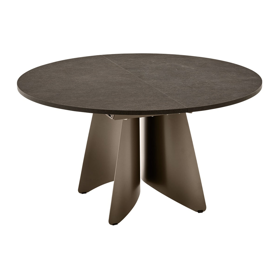 Orion Round Extendable Dining Table by Connubia, white background