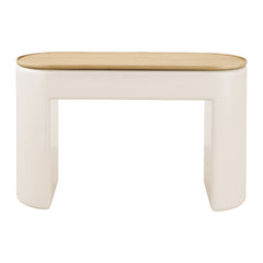 Oskar Lift Top Console Table by Modus in Barley — product view on a white background