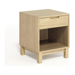 Oslo 1-Drawer Enclosed Shelf Nightstand Copeland Furniture