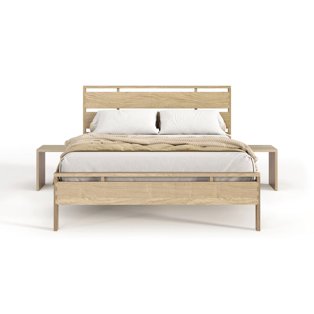 Oslo bed alternate oak finish