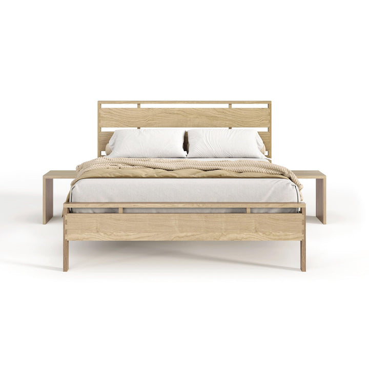 Oslo bed alternate oak finish