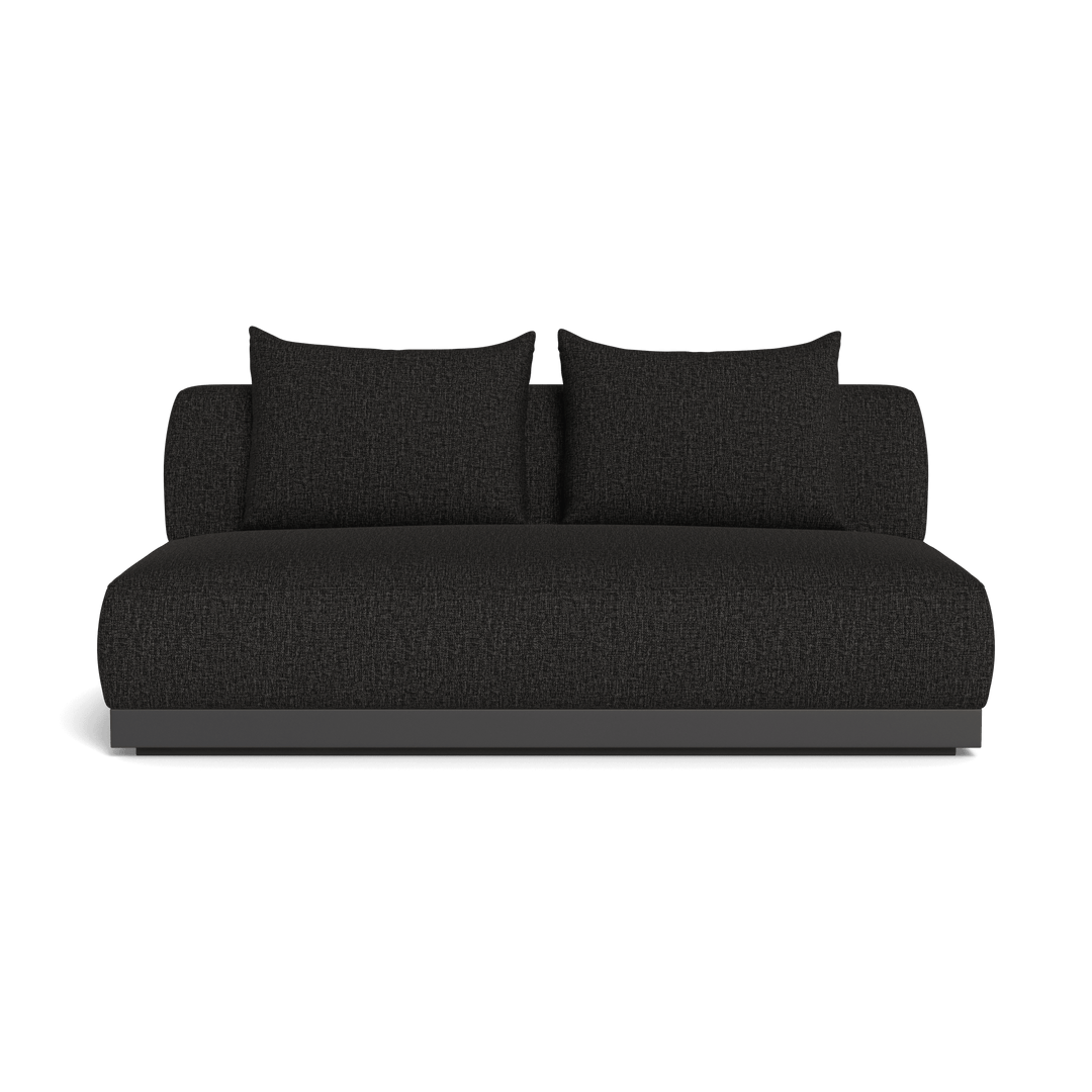 AMALFI 2 SEAT ARMLESS SOFA — full product view