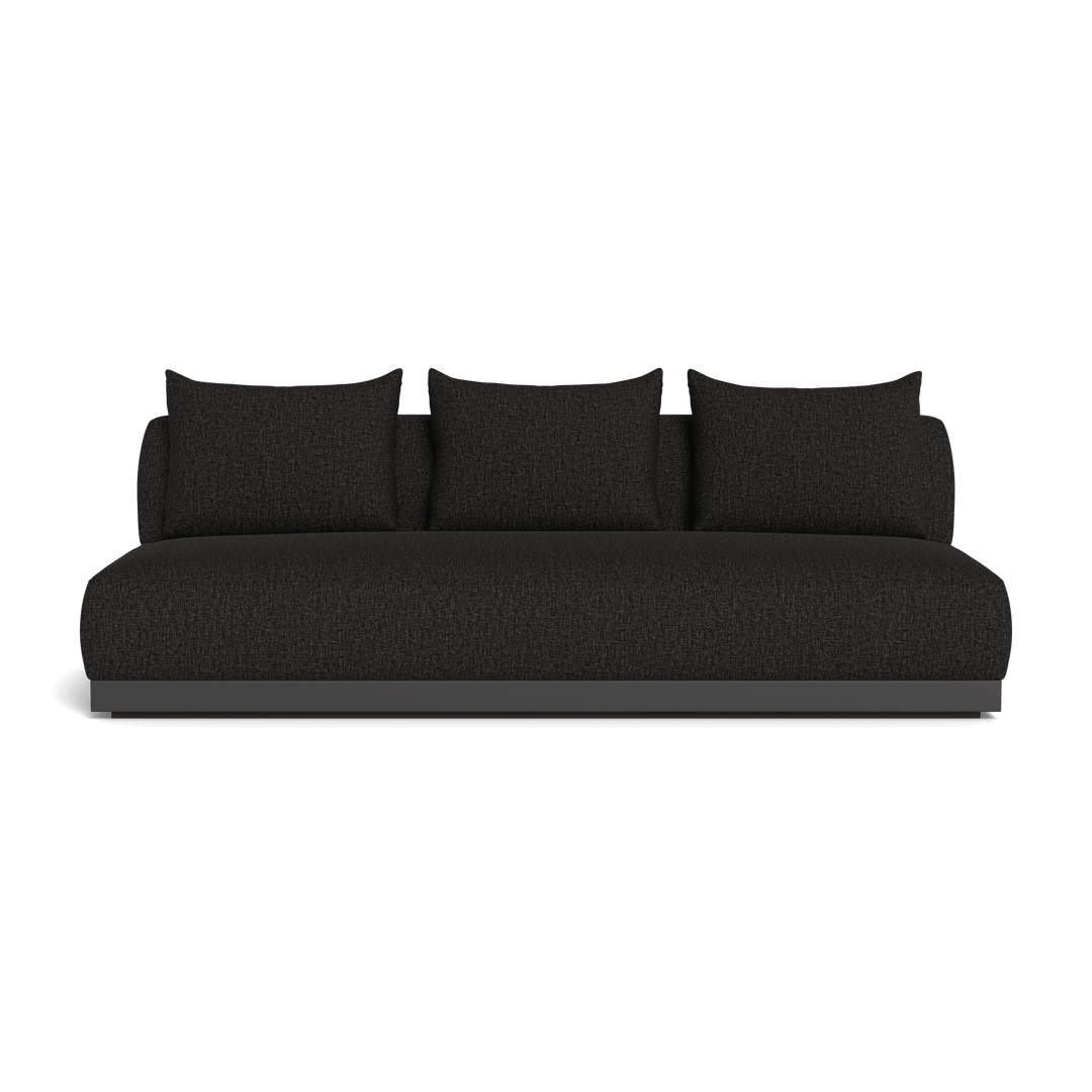 AMALFI 3 SEAT ARMLESS SOFA — full product view