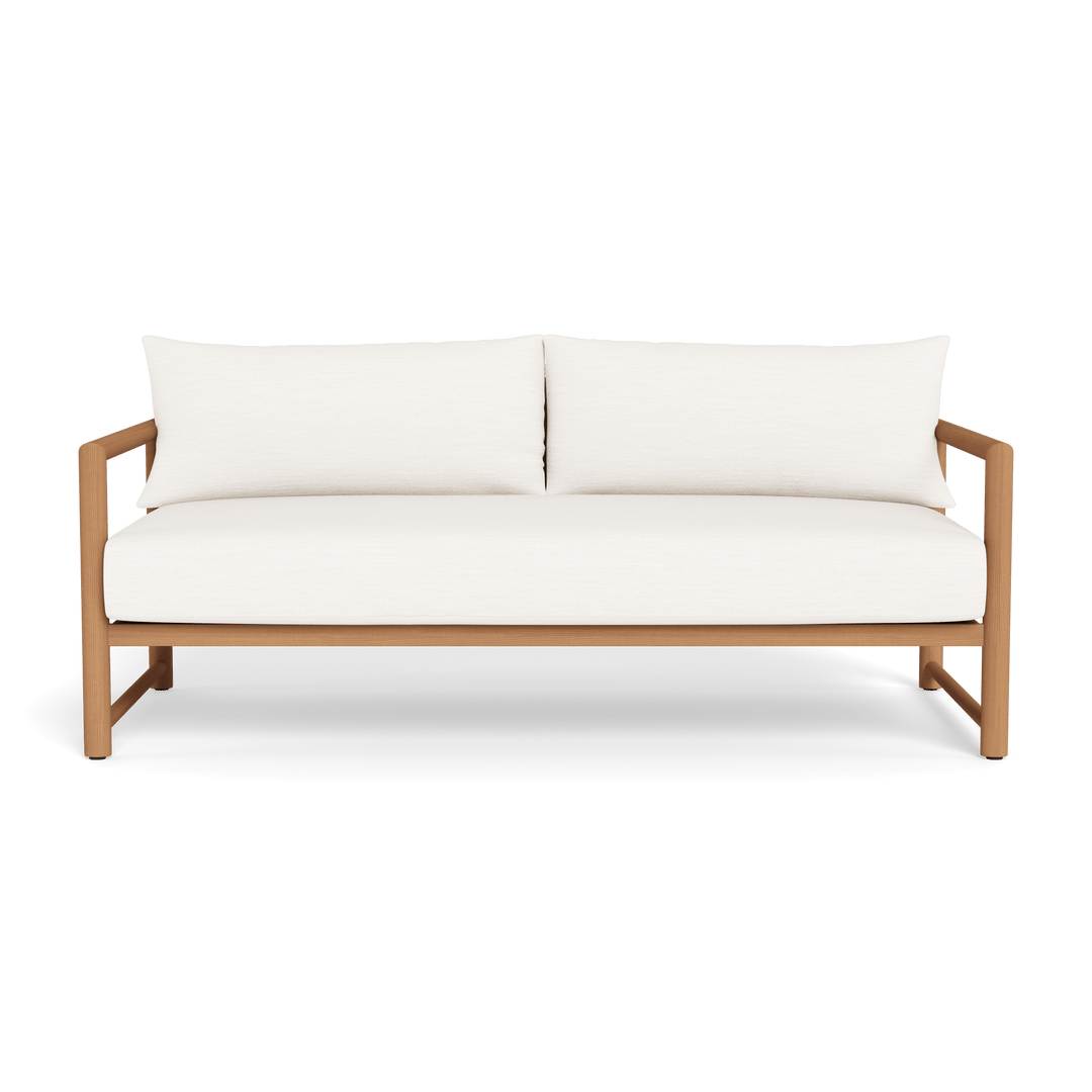 BREEZE XL TEAK 2 SEAT SOFA — full product view