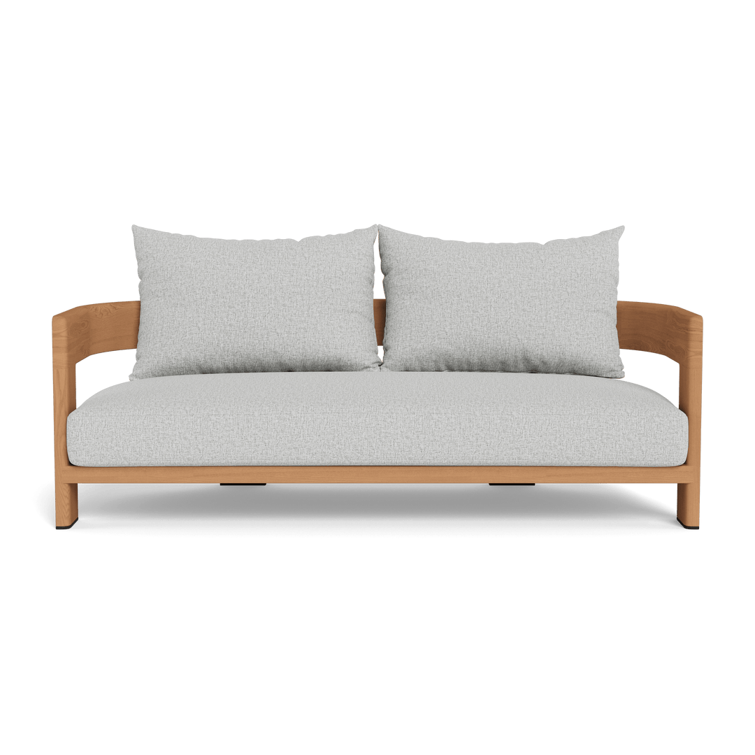 VICTORIA TEAK 2 SEAT SOFA — full product view