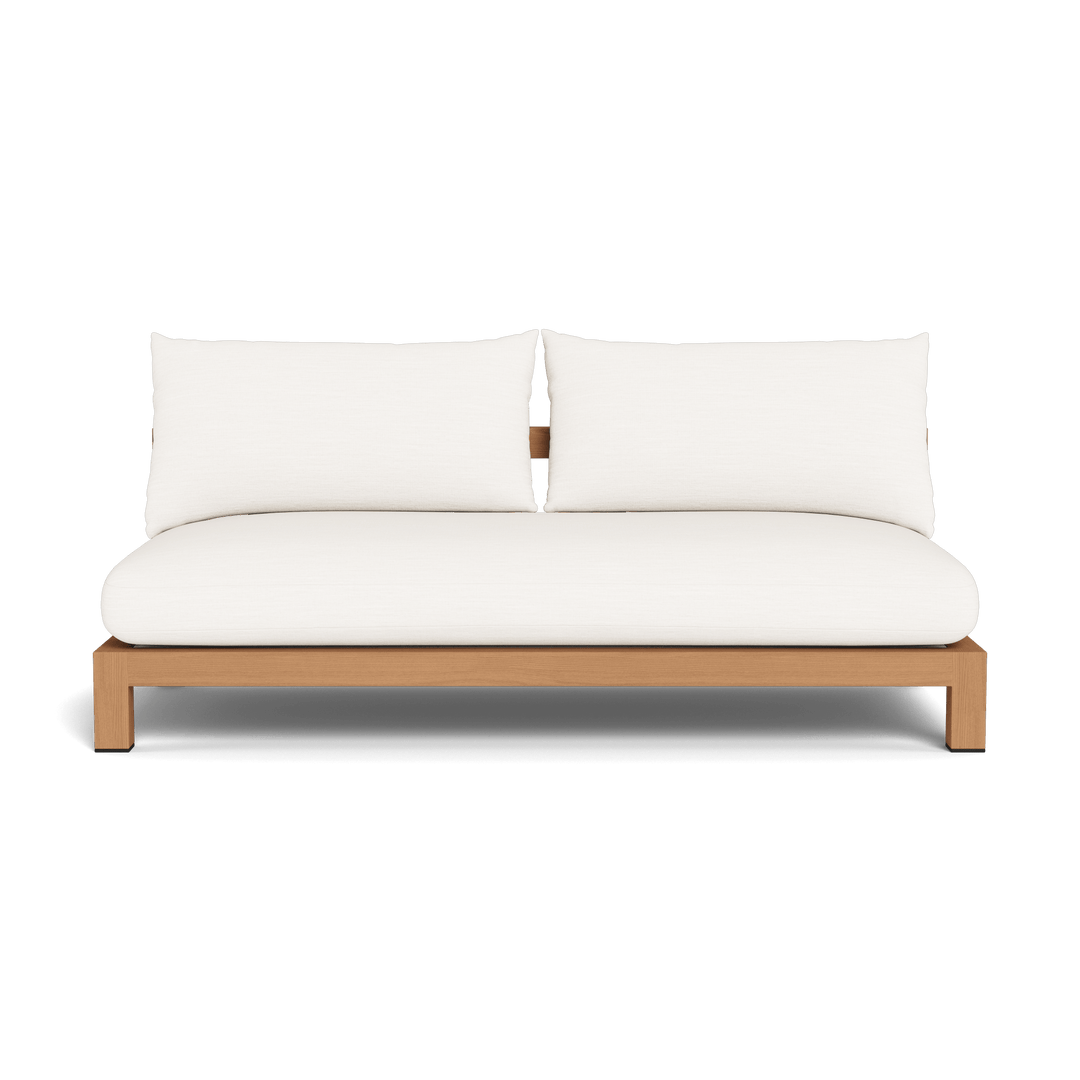 PACIFIC 2 SEAT ARMLESS SOFA — full product view