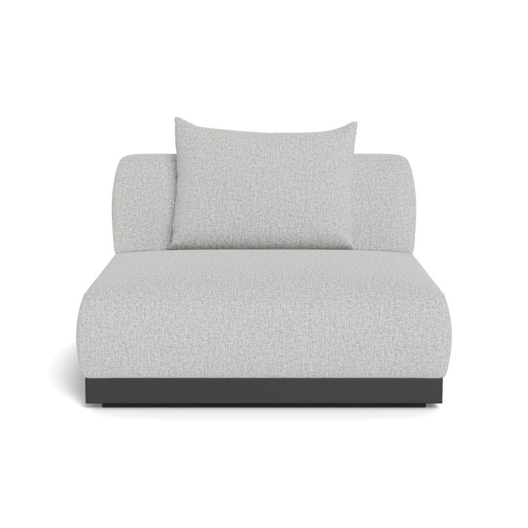 AMALFI SWIVEL ARMLESS CHAIR — full product view