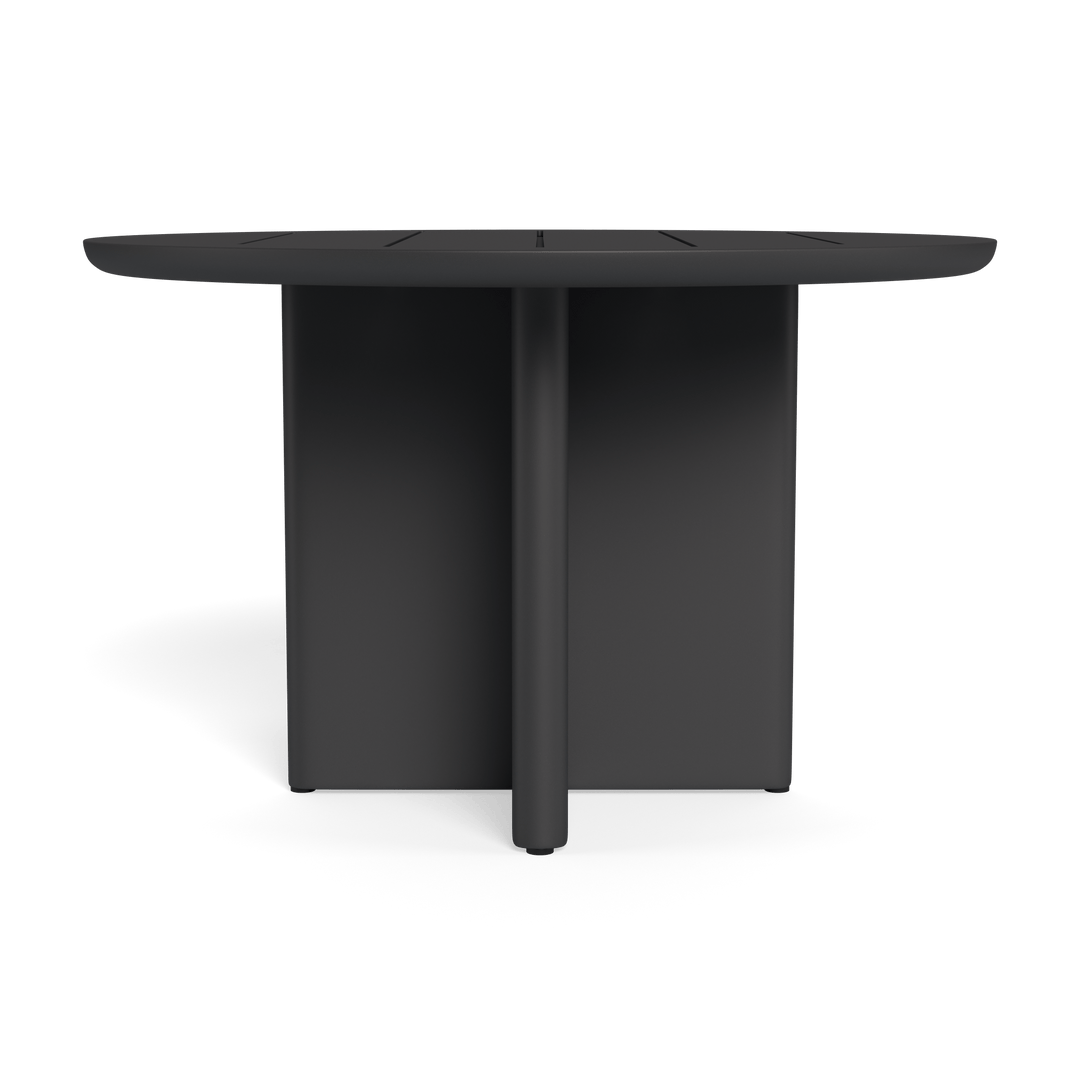 VICTORIA SLATTED ROUND DINING TABLE 48" — full product view