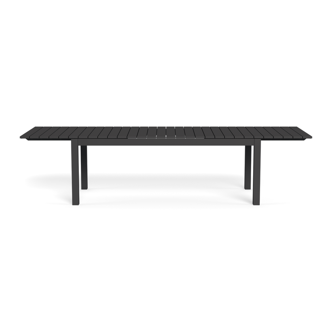 PACIFIC ALUMINUM EXTENSION DINING TABLE — full product view