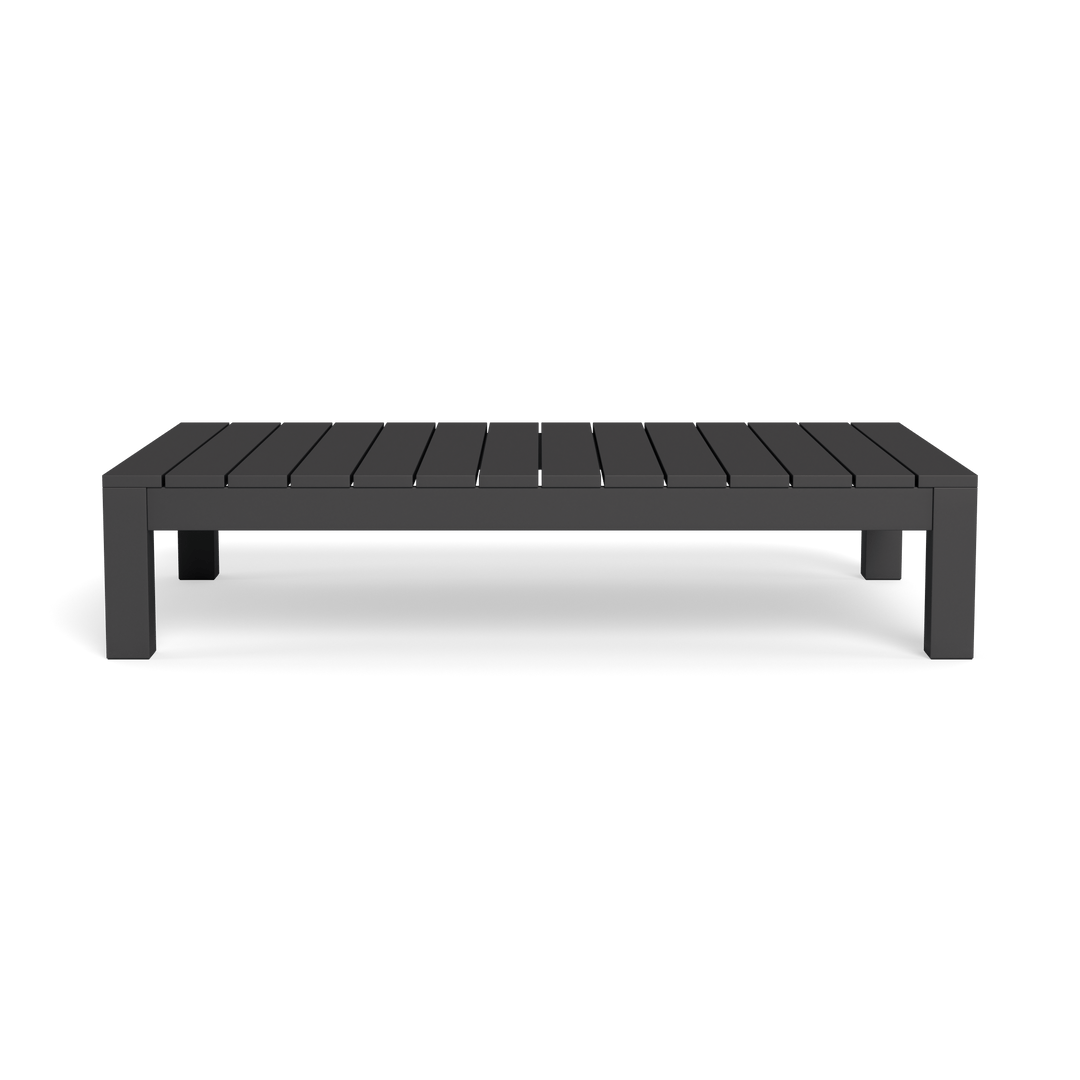 PACIFIC ALUMINUM COFFEE TABLE — full product view