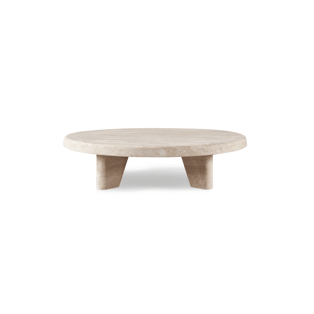 LUCCA ROUND COFFEE TABLE 47" — full product view