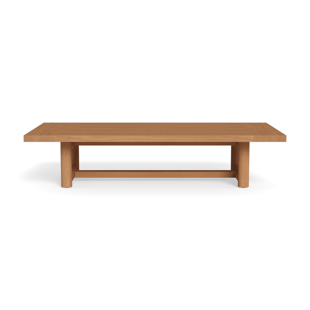 BREEZE XL TEAK COFFEE TABLE — full product view