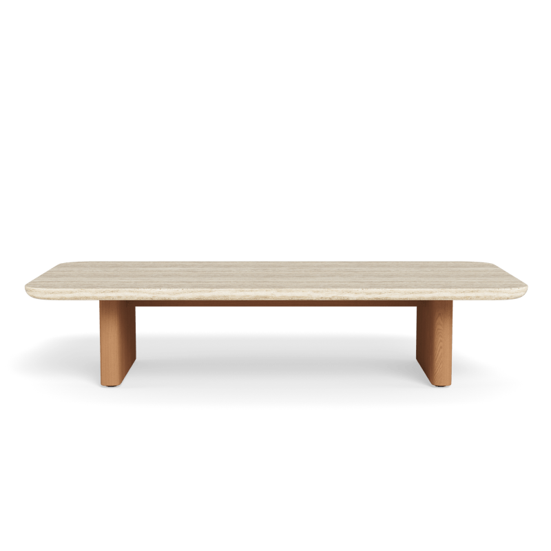 VICTORIA TEAK COFFEE TABLE — full product view