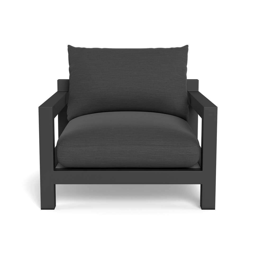 PACIFIC ALUMINUM LOUNGE CHAIR — full product view