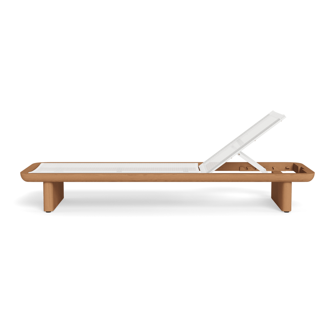 VICTORIA TEAK SUN LOUNGE — full product view